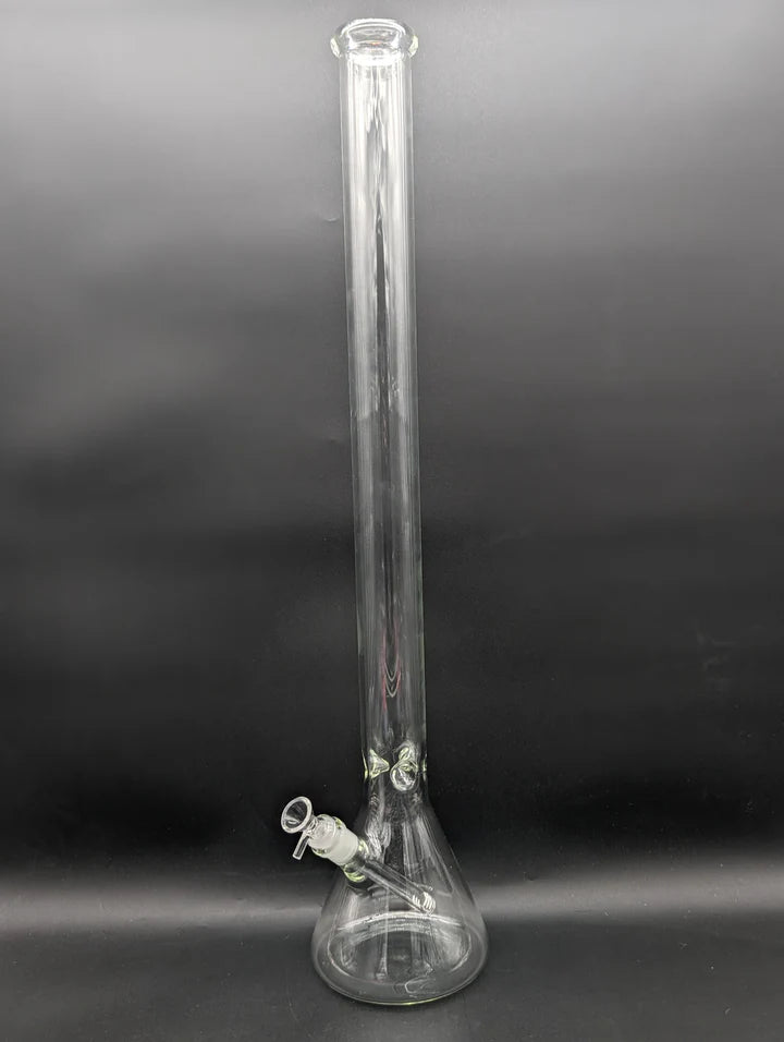 27" CLEAR GLASS BEAKER BONG 50X5