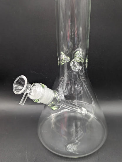 27" CLEAR GLASS BEAKER BONG 50X5