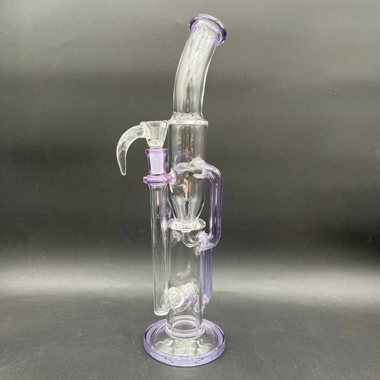 GREEK GLASS 16.5" RECYCLER 2.0 BONG