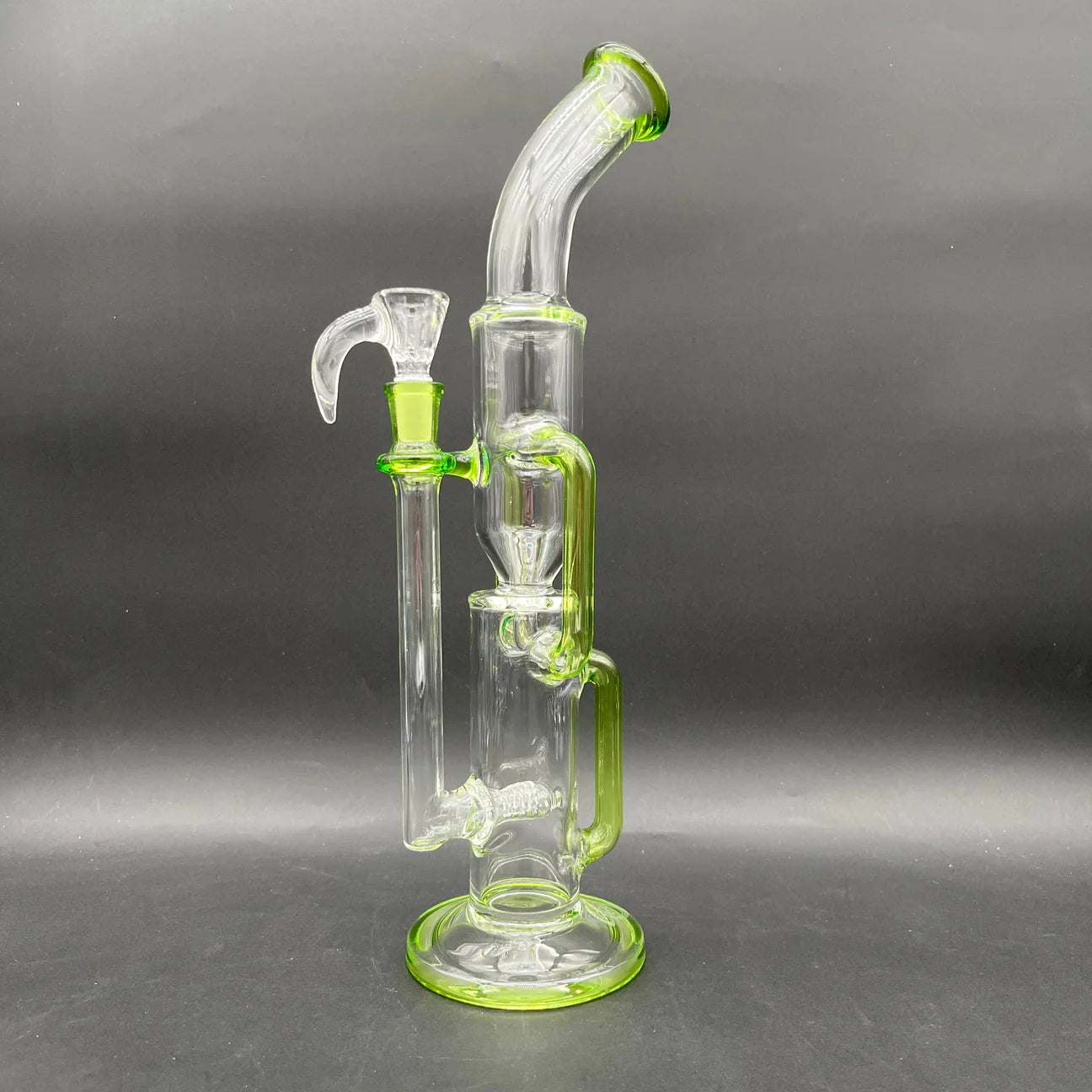 GREEK GLASS 16.5" RECYCLER 2.0 BONG