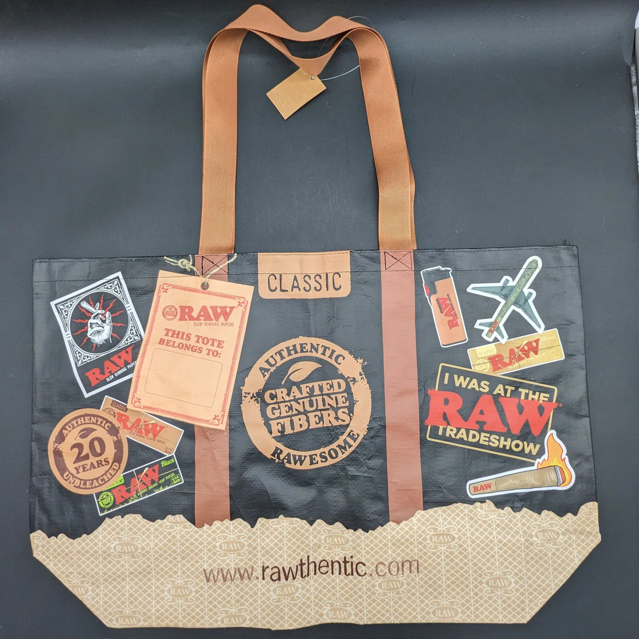 RAW® - TOTE BAG - BLACK