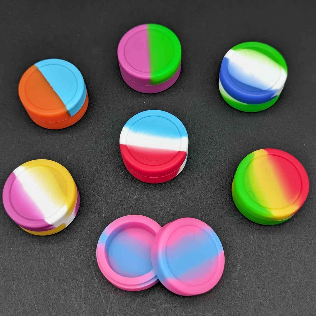 10ML ROUND SILICONE CONCENTRATE CONTAINERS