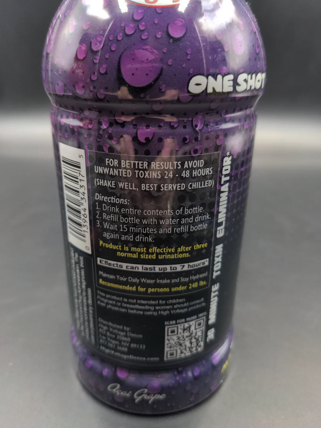 HIGH VOLTAGE PREMIUM DETOX DRINK 16 oz