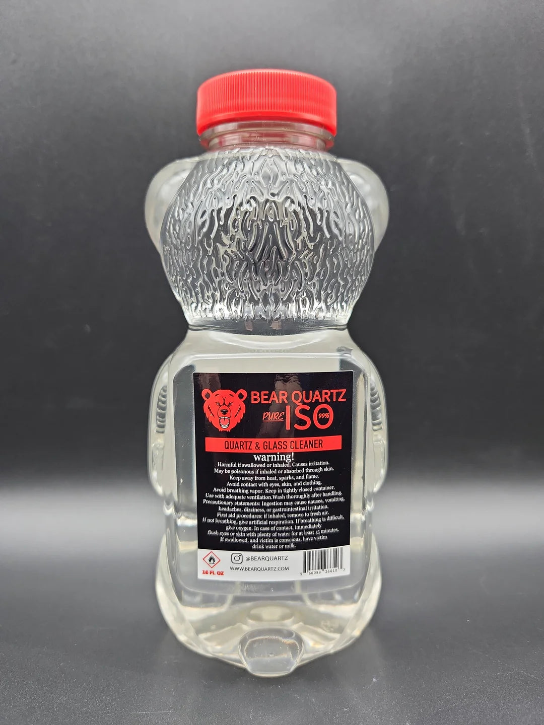BEAR QUARTZ 99% ISO 16OZ BOTTLE