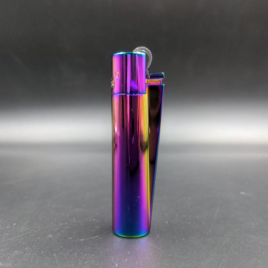 CLIPPER "ICY" REFILLABLE BUTANE LIGHTER - METAL