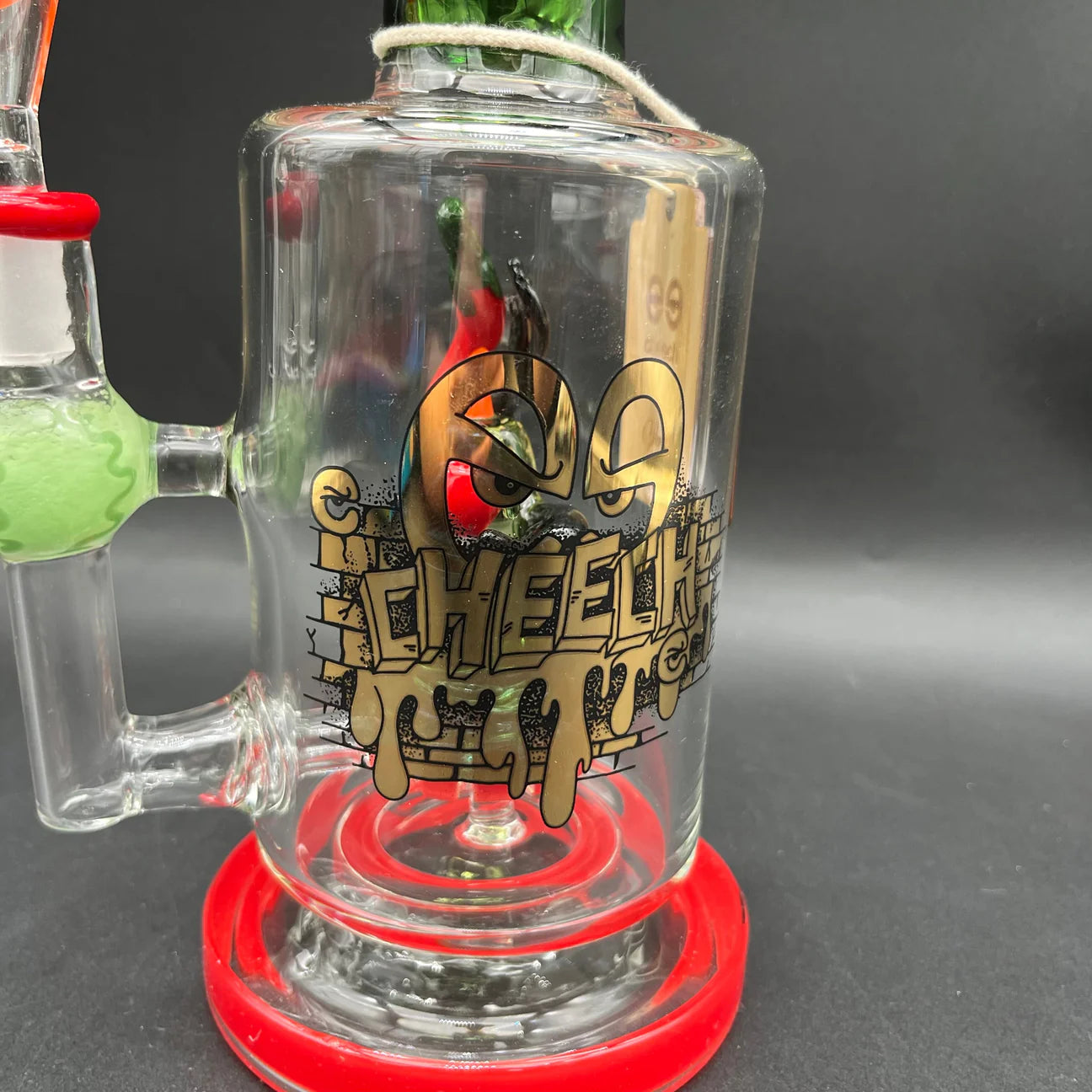 CHEECH GLASS - 12" VEGGIE VOLCANO WATER PIPE
