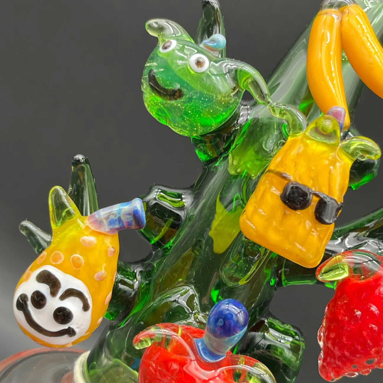 CHEECH GLASS - 12" VEGGIE VOLCANO WATER PIPE