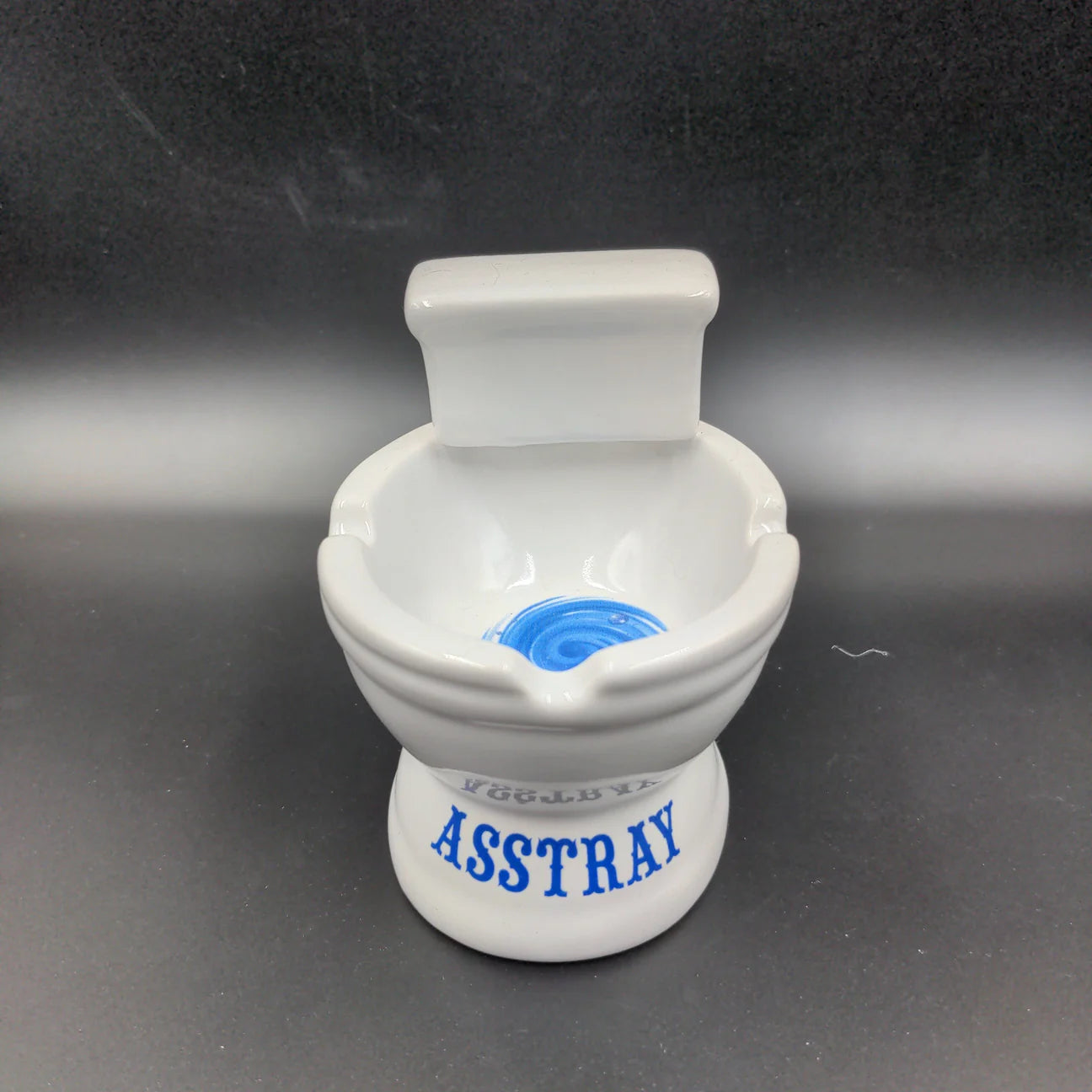 TOILET "ASSTRAY" CERAMIC ASHTRAY | 3"X4"