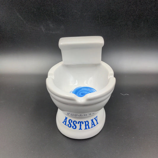 TOILET "ASSTRAY" CERAMIC ASHTRAY | 3"X4"