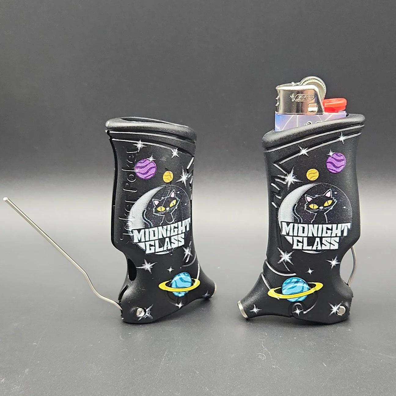 MIDNIGHT GLASS TOKER POKER LIGHTER SLEEVE