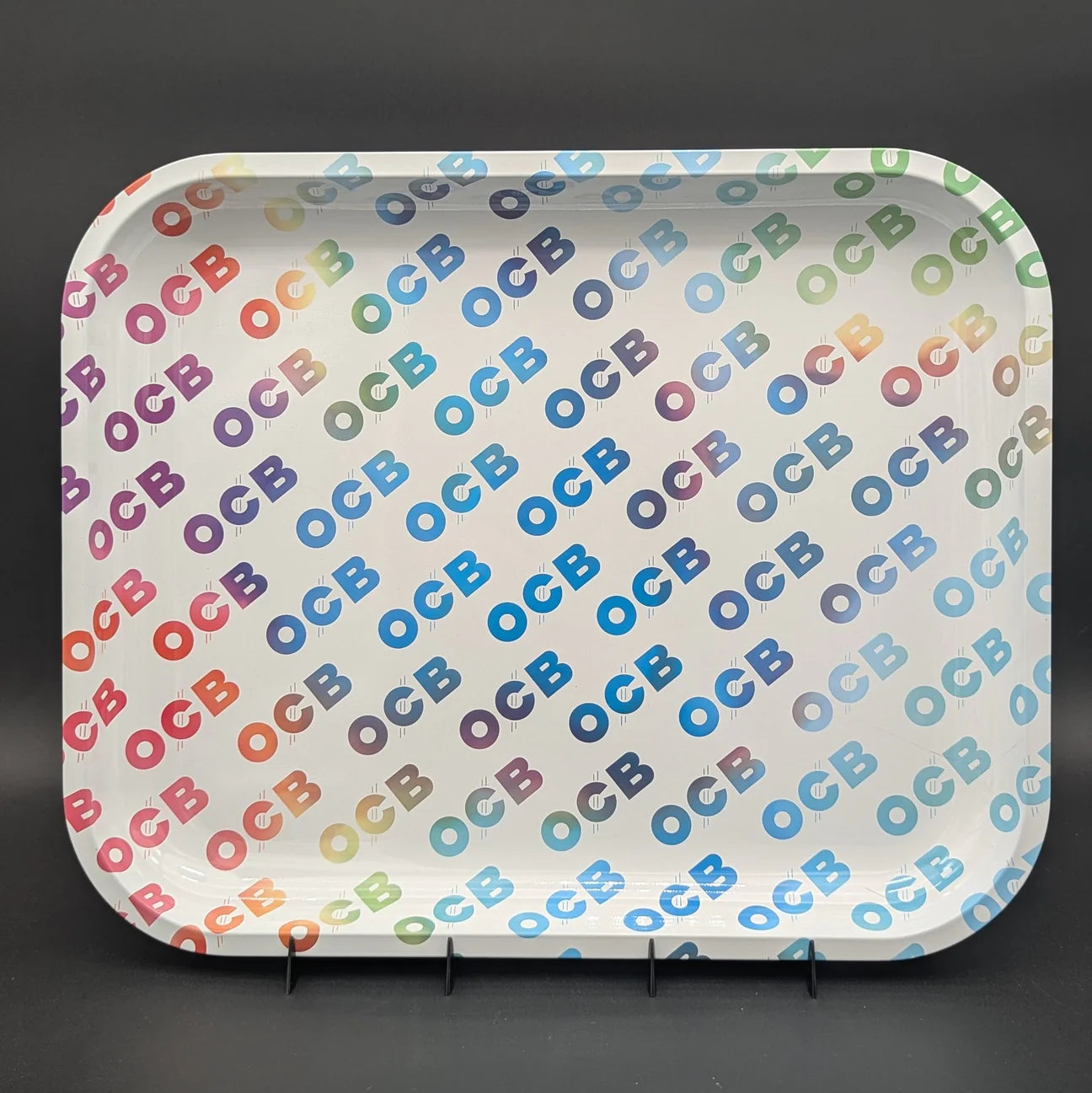 OCB METAL ROLLING TRAY | RAINBOW | 14"X11"