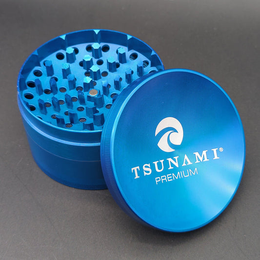 TSUNAMI DRY HERB GRINDER 4 PIECE 100MM (XL)