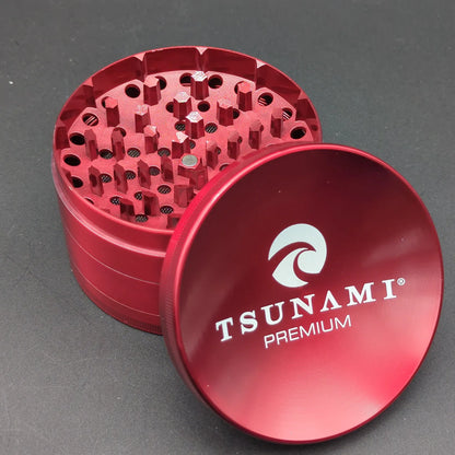 TSUNAMI DRY HERB GRINDER 4 PIECE 100MM (XL)