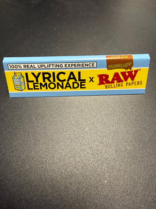 Lyrical lemonade x raw king size rolling papers