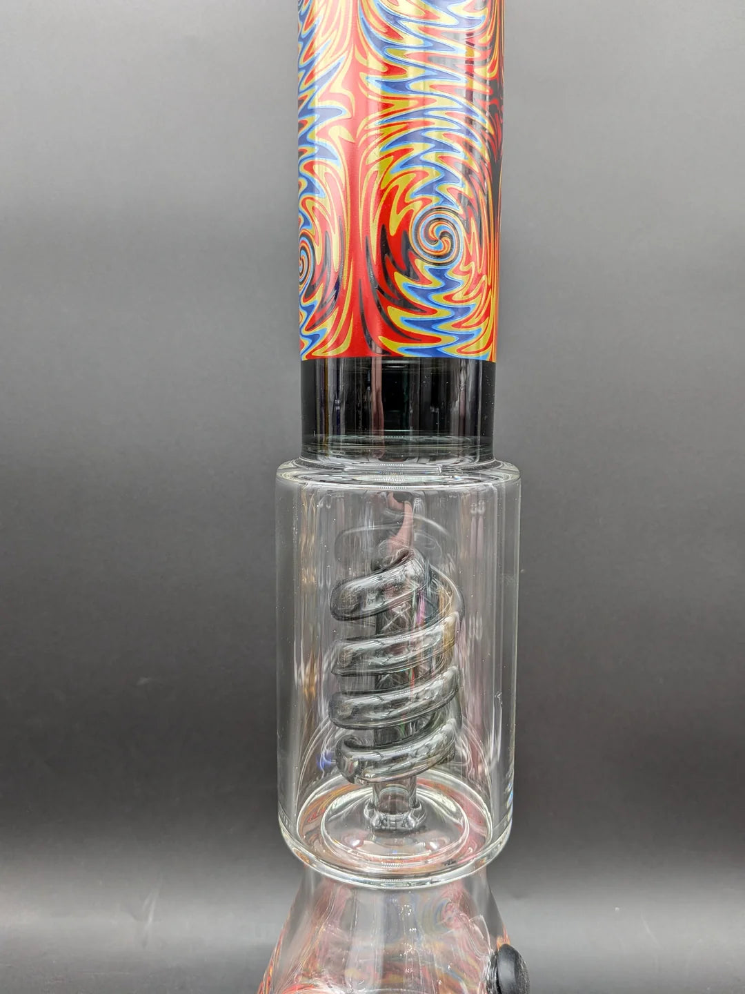 16" WIG WAG COIL PERC BEAKER BONG