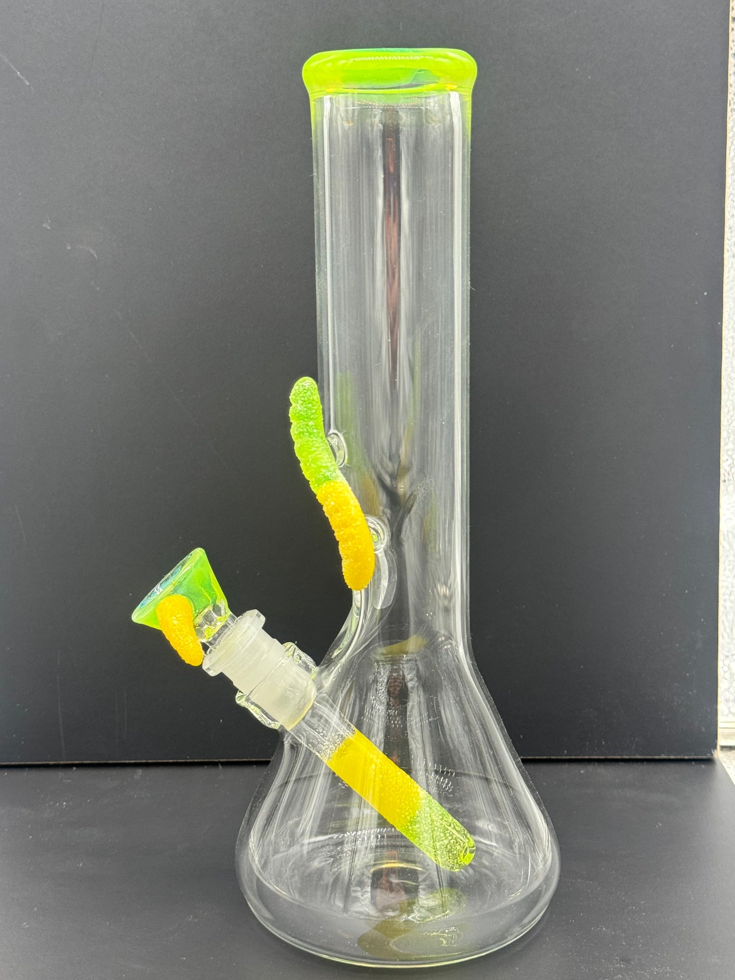 Emperial glass sour worm beaker
