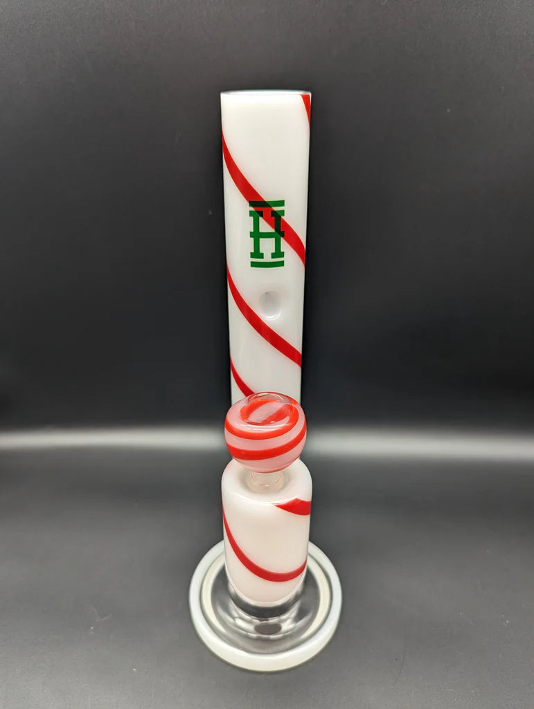 Hemper XL Candy Cane Water Pipe 10.5"