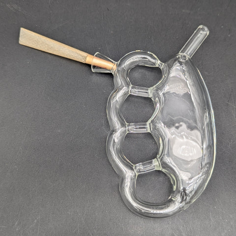 Glass Knuckles Blunt Bubbler
