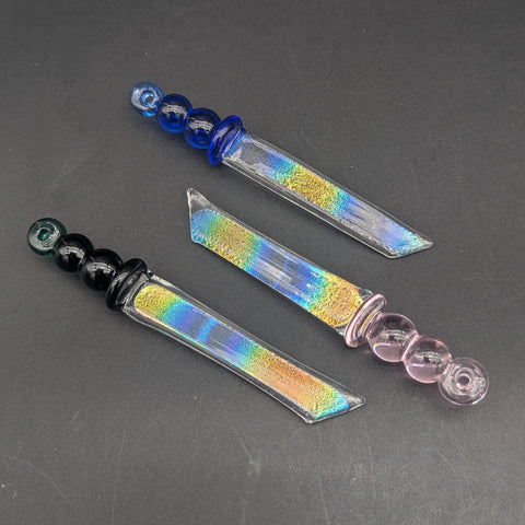 Glass Rainbow Sword Dab Tool