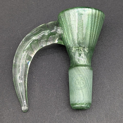 Greek Glass Full Color 14mm 4 Hole Slide