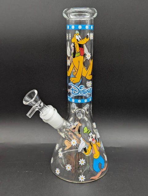 Happy Animal Cartoon Beaker Bongs 10"