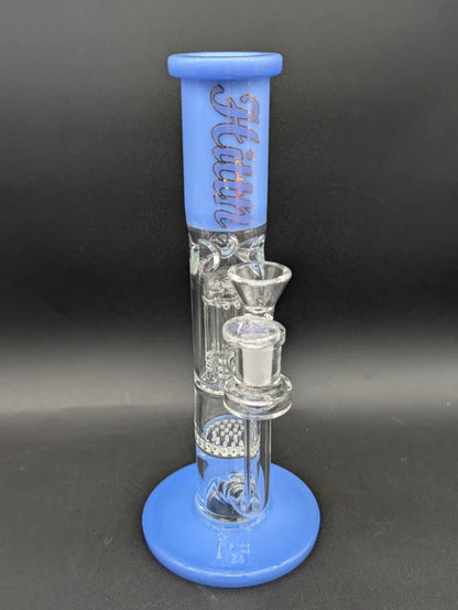 Hittin Glass 10" Honeycomb Tree Straight Tube