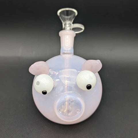 Hittn Glass 4" Pig Sphere Bubbler