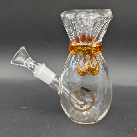 Money Bags 5" Bubbler Bong