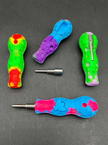 Silicone Bee Nectar Collector w/ Titanium Tip