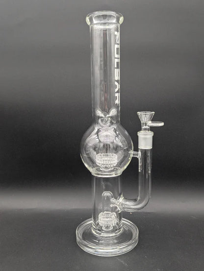 Pulsar Double Chamber Bubble Glass Water Pipe | 14"