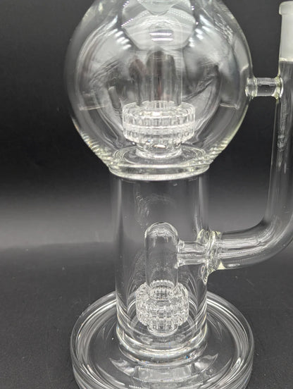 Pulsar Double Chamber Bubble Glass Water Pipe | 14"