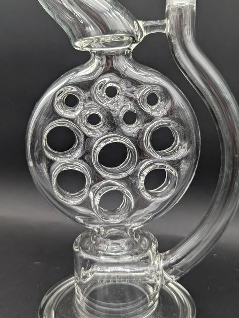 Pulsar Swiss Perc Kink Neck Glass Bong | 18"