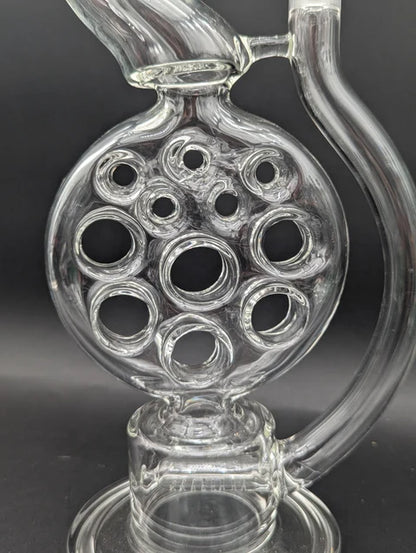 Pulsar Swiss Perc Kink Neck Glass Bong | 18"