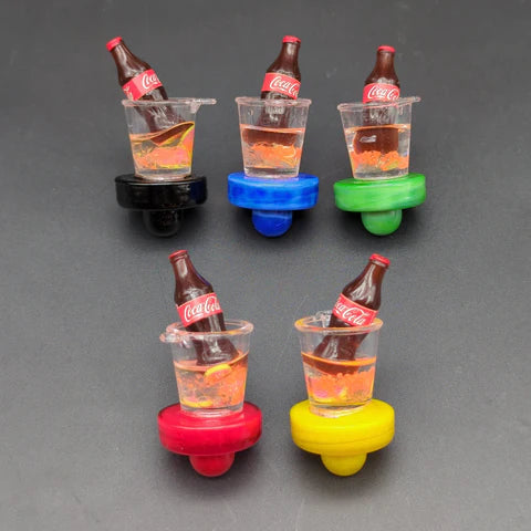 Soda Pop Colored Plug Carb Caps