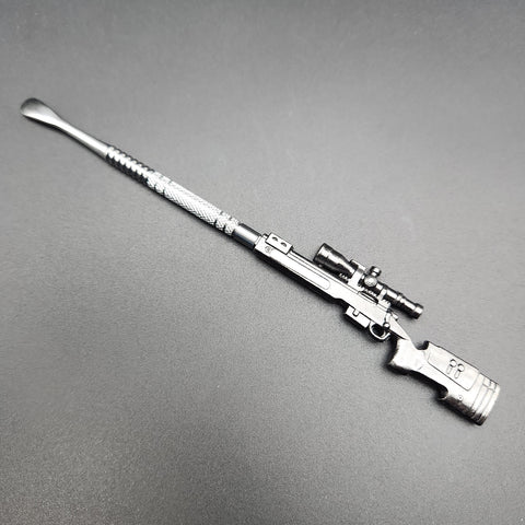 5" Silver Metal Gun Dab Tools