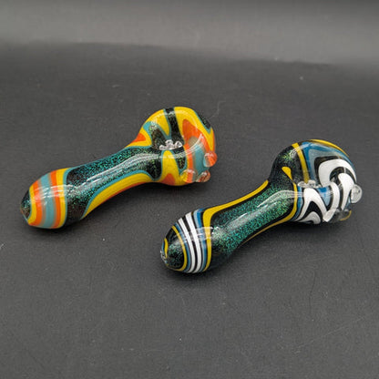 Wig Wag Dichro Hand Pipe w/ Screen